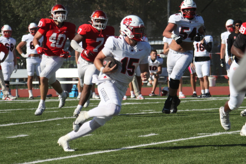 Wash U Football vs North Central College 2025 B -XV.jpg :: Wash U Football vs North Central College at Francis Olympic Field-St. Louis, Missouri, USA September 27th 2025, This a College Conference of Illinois Wisconsin and is a Division III game. The weekend is a Parent and Family Weekend event. The fans watched an action-packed game on a sunny Saturday afternoon. 