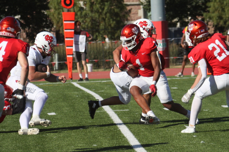 Wash U Football vs North Central College 2025 B -XVII.jpg :: Wash U Football vs North Central College at Francis Olympic Field-St. Louis, Missouri, USA September 27th 2025, This a College Conference of Illinois Wisconsin and is a Division III game. The weekend is a Parent and Family Weekend event. The fans watched an action-packed game on a sunny Saturday afternoon. 