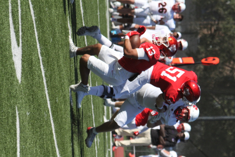 Wash U Football vs North Central College 2025 B -XXX.jpg :: Wash U Football vs North Central College at Francis Olympic Field in St. Louis, Missouri, USA. College Conference Illinois Wisconsin (CCIW) and Division III Football. September 27th 2025, Wash U lost 14-44. 