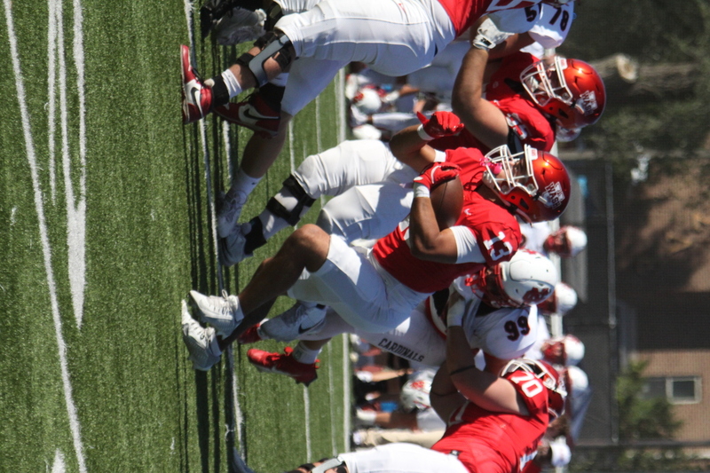 Wash U Football vs North Central College 2025 B -XXXV.jpg :: Wash U Football vs North Central College at Francis Olympic Field in St. Louis, Missouri, USA. College Conference Illinois Wisconsin (CCIW) and Division III Football. September 27th 2025, Wash U lost 14-44. 