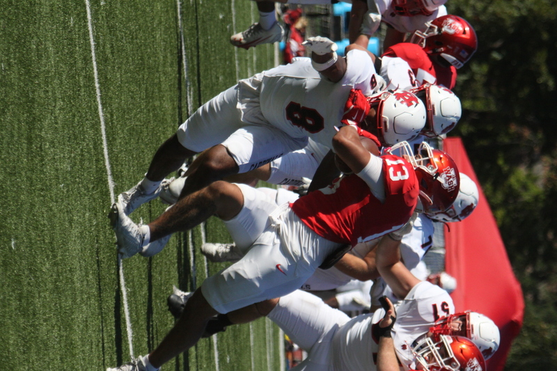 Wash U Football vs North Central College 2025 B -XXXVII.jpg :: Wash U Football vs North Central College at Francis Olympic Field in St. Louis, Missouri, USA. College Conference Illinois Wisconsin (CCIW) and Division III Football. September 27th 2025, Wash U lost 14-44. 