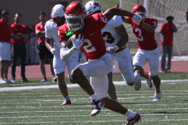 Wash U Football vs North Central College 2025 III.jpg :: Wash U Bears football vs North Central College 2025, The match-up is a College Conference Illinois Wisconsin Division III. The game is played at Francis Olympic Field on the St. Louis, Missouri campus. The game was at 1pm on warm and sunny day September,27,2025. This is Parents & Family Weekend. NCAA Football