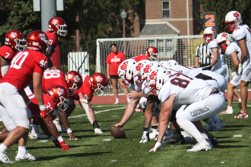 Wash U Football vs North Central College 2025 LXII.jpg :: Wash U Football vs North Central College at Francis Olympic Field on September, 27th, 2025. The game is a family day on the St. Louis, Missouri campus Parent & Family weekend. This is a Division III match-up of the NCAA College Conference Illinois Wisconsin conference. North Central College won 44 to 14. 
