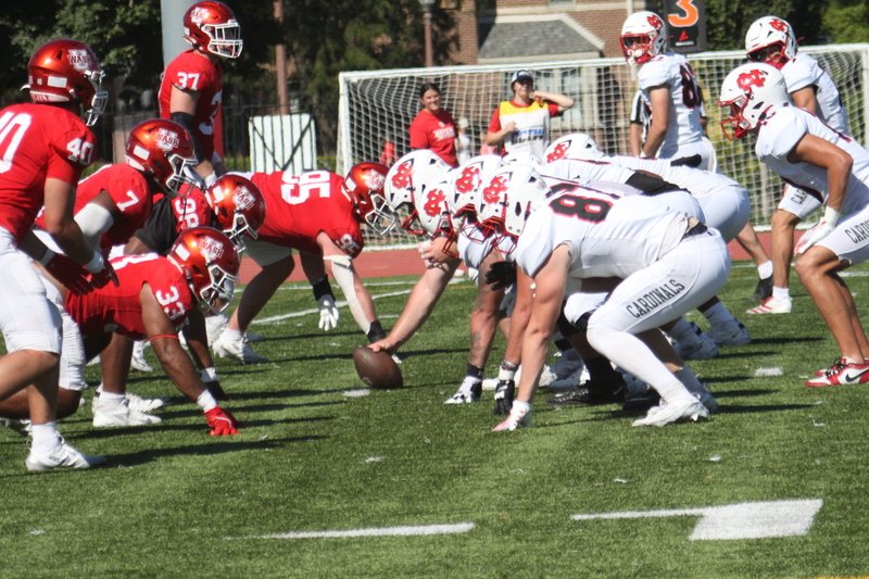 Wash U Football vs North Central College 2025 LXIII.jpg :: Wash U Football vs North Central College 2025 - College Conference of Illinois Wisconsin (CCIW) D3Football at Francis Olympic Field in St. Louis, Missouri, USA. Wash U lost this one 44-14. The energy was high on this sunny Saturday afternoon. NCAA football in St. Louis, Missouri, USA. 