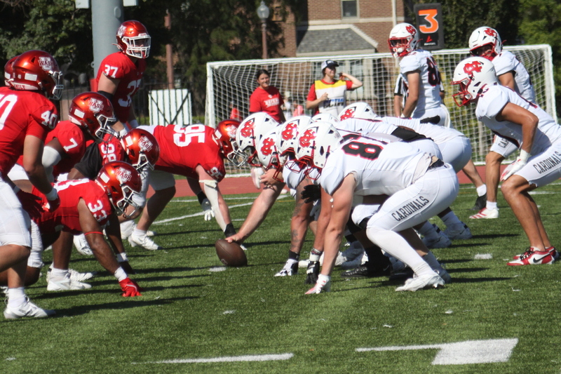 Wash U Football vs North Central College 2025 LXIV.jpg :: Wash U Football vs North Central College 2025 - College Conference of Illinois Wisconsin (CCIW) D3Football at Francis Olympic Field in St. Louis, Missouri, USA. Wash U lost this one 44-14. The energy was high on this sunny Saturday afternoon. NCAA football in St. Louis, Missouri, USA. 