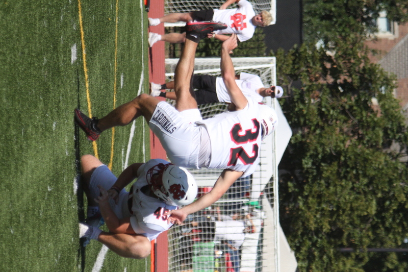Wash U Football vs North Central College 2025 LXIX.jpg :: Wash U Football vs North Central College 2025 - College Conference of Illinois Wisconsin (CCIW) D3Football at Francis Olympic Field in St. Louis, Missouri, USA. Wash U lost this one 44-14. The energy was high on this sunny Saturday afternoon. NCAA football in St. Louis, Missouri, USA. 