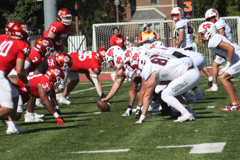 Wash U Football vs North Central College 2025 LXV.jpg :: Wash U Football vs North Central College 2025 - College Conference of Illinois Wisconsin (CCIW) D3Football at Francis Olympic Field in St. Louis, Missouri, USA. Wash U lost this one 44-14. The energy was high on this sunny Saturday afternoon. NCAA football in St. Louis, Missouri, USA. 