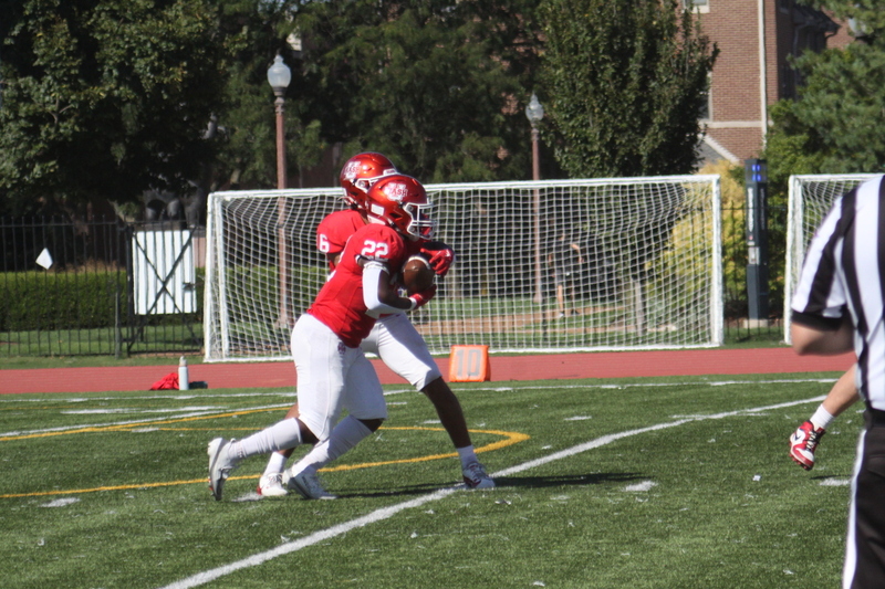 Wash U Football vs North Central College 2025 LXXIV.jpg :: Wash U Football vs North Central College 2025 - College Conference of Illinois Wisconsin (CCIW) D3Football at Francis Olympic Field in St. Louis, Missouri, USA. Wash U lost this one 44-14. The energy was high on this sunny Saturday afternoon. NCAA football in St. Louis, Missouri, USA. 