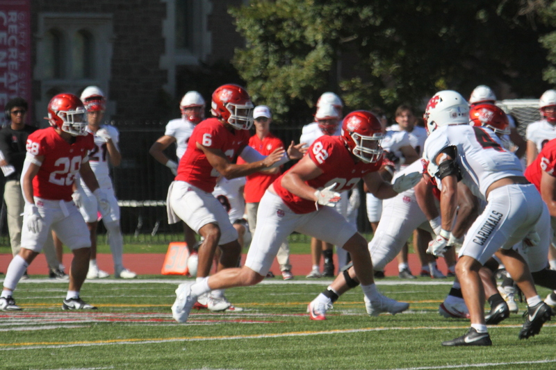 Wash U Football vs North Central College 2025 LXXX.jpg :: Wash U Football vs North Central College 2025 - College Conference of Illinois Wisconsin (CCIW) D3Football at Francis Olympic Field in St. Louis, Missouri, USA. Wash U lost this one 44-14. The energy was high on this sunny Saturday afternoon. NCAA football in St. Louis, Missouri, USA. 
