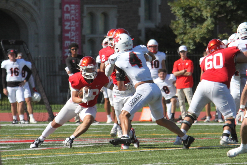 Wash U Football vs North Central College 2025 LXXXV.jpg :: Wash U Football vs North Central College 2025 - College Conference of Illinois Wisconsin (CCIW) D3Football at Francis Olympic Field in St. Louis, Missouri, USA. Wash U lost this one 44-14. The energy was high on this sunny Saturday afternoon. NCAA football in St. Louis, Missouri, USA. 