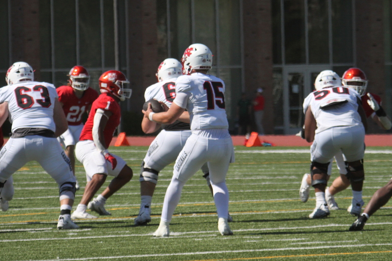 Wash U Football vs North Central College 2025 VII.jpg :: Wash U Bears football vs North Central College 2025, The match-up is a College Conference Illinois Wisconsin Division III. The game is played at Francis Olympic Field on the St. Louis, Missouri campus. The game was at 1pm on warm and sunny day September,27,2025. This is Parents & Family Weekend. NCAA Football
