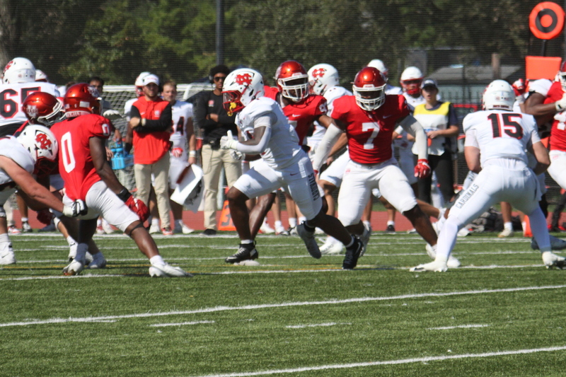 Wash U Football vs North Central College 2025 XIII.jpg :: Wash U Bears football vs North Central College 2025, The match-up is a College Conference Illinois Wisconsin Division III. The game is played at Francis Olympic Field on the St. Louis, Missouri campus. The game was at 1pm on warm and sunny day September,27,2025. This is Parents & Family Weekend. NCAA Football