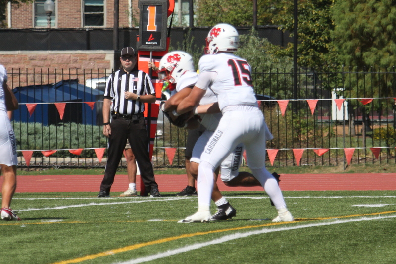 Wash U Football vs North Central College 2025 XIX.jpg :: Wash U Bears football vs North Central College 2025, The match-up is a College Conference Illinois Wisconsin Division III. The game is played at Francis Olympic Field on the St. Louis, Missouri campus. The game was at 1pm on warm and sunny day September,27,2025. This is Parents & Family Weekend. NCAA Football