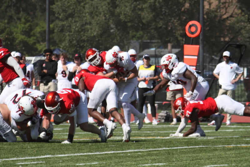 Wash U Football vs North Central College 2025 XVII.jpg :: Wash U Bears football vs North Central College 2025, The match-up is a College Conference Illinois Wisconsin Division III. The game is played at Francis Olympic Field on the St. Louis, Missouri campus. The game was at 1pm on warm and sunny day September,27,2025. This is Parents & Family Weekend. NCAA Football