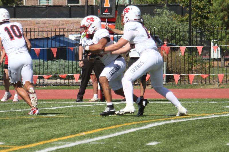 Wash U Football vs North Central College 2025 XX.jpg :: Wash U Bears football vs North Central College 2025, The match-up is a College Conference Illinois Wisconsin Division III. The game is played at Francis Olympic Field on the St. Louis, Missouri campus. The game was at 1pm on warm and sunny day September,27,2025. This is Parents & Family Weekend. NCAA Football