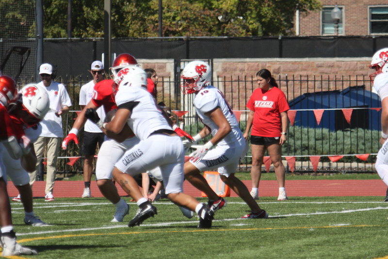 Wash U Football vs North Central College 2025 XXII.jpg :: Wash U Bears football vs North Central College 2025, The match-up is a College Conference Illinois Wisconsin Division III. The game is played at Francis Olympic Field on the St. Louis, Missouri campus. The game was at 1pm on warm and sunny day September,27,2025. This is Parents & Family Weekend. NCAA Football