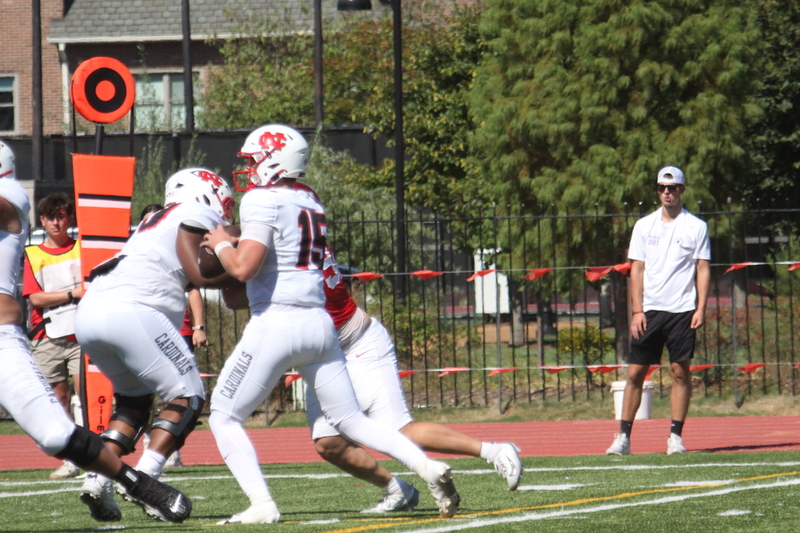 Wash U Football vs North Central College 2025 XXIV.jpg :: Wash U Bears football vs North Central College 2025, The match-up is a College Conference Illinois Wisconsin Division III. The game is played at Francis Olympic Field on the St. Louis, Missouri campus. The game was at 1pm on warm and sunny day September,27,2025. This is Parents & Family Weekend. NCAA Football
