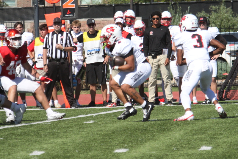 Wash U Football vs North Central College 2025 XXIX.jpg :: Wash U Bears football vs North Central College 2025, The match-up is a College Conference Illinois Wisconsin Division III. The game is played at Francis Olympic Field on the St. Louis, Missouri campus. The game was at 1pm on warm and sunny day September,27,2025. This is Parents & Family Weekend. NCAA Football