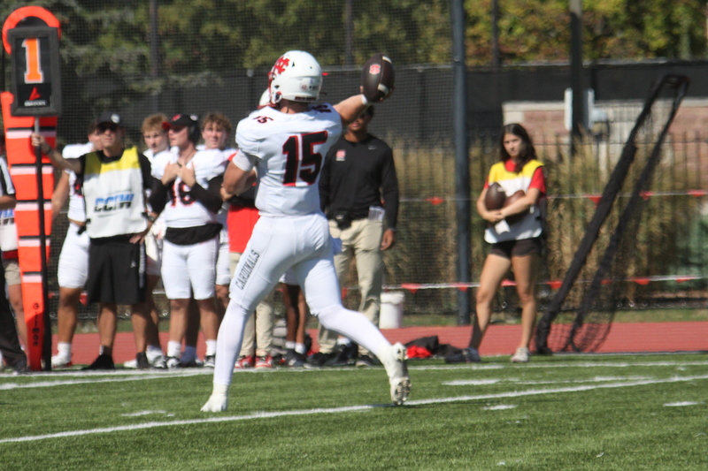 Wash U Football vs North Central College 2025 XXVI.jpg :: Wash U Bears football vs North Central College 2025, The match-up is a College Conference Illinois Wisconsin Division III. The game is played at Francis Olympic Field on the St. Louis, Missouri campus. The game was at 1pm on warm and sunny day September,27,2025. This is Parents & Family Weekend. NCAA Football