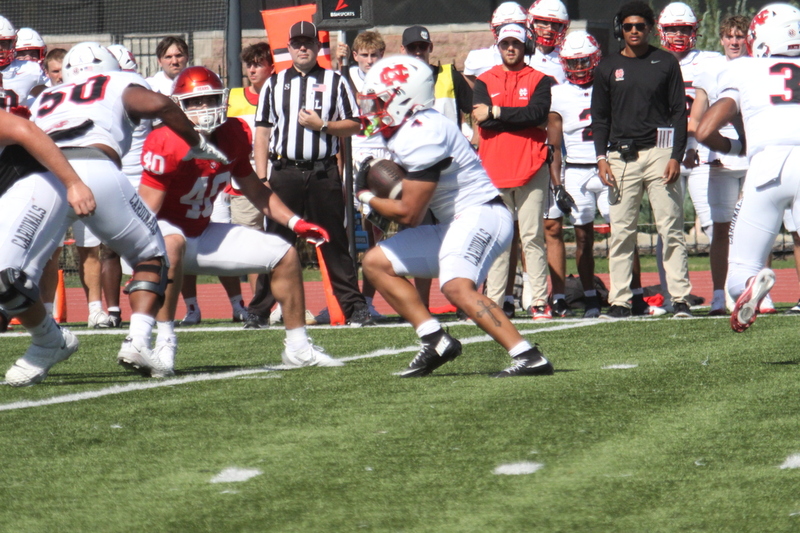 Wash U Football vs North Central College 2025 XXX.jpg :: Wash U Bears football vs North Central College 2025, The match-up is a College Conference Illinois Wisconsin Division III. The game is played at Francis Olympic Field on the St. Louis, Missouri campus. The game was at 1pm on warm and sunny day September,27,2025. This is Parents & Family Weekend. NCAA Football