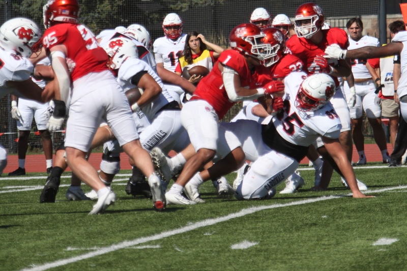 Wash U Football vs North Central College 2025 XXXII.jpg :: Wash U Football vs North Central College at Francis Olympic Field on September, 27th, 2025. The game is a family day on the St. Louis, Missouri campus Parent & Family weekend. This is a Division III match-up of the NCAA College Conference Illinois Wisconsin conference. North Central College won 44 to 14. 