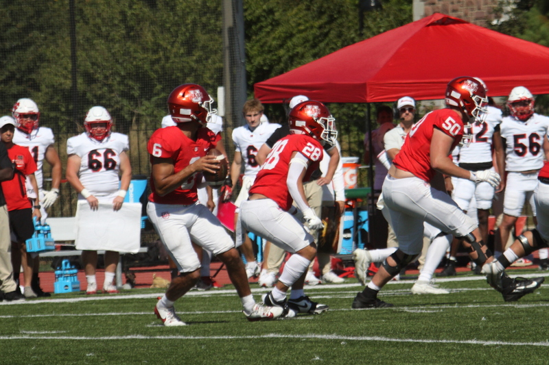 Wash U Football vs North Central College 2025 XXXIII.jpg :: Wash U Football vs North Central College at Francis Olympic Field on September, 27th, 2025. The game is a family day on the St. Louis, Missouri campus Parent & Family weekend. This is a Division III match-up of the NCAA College Conference Illinois Wisconsin conference. North Central College won 44 to 14. 