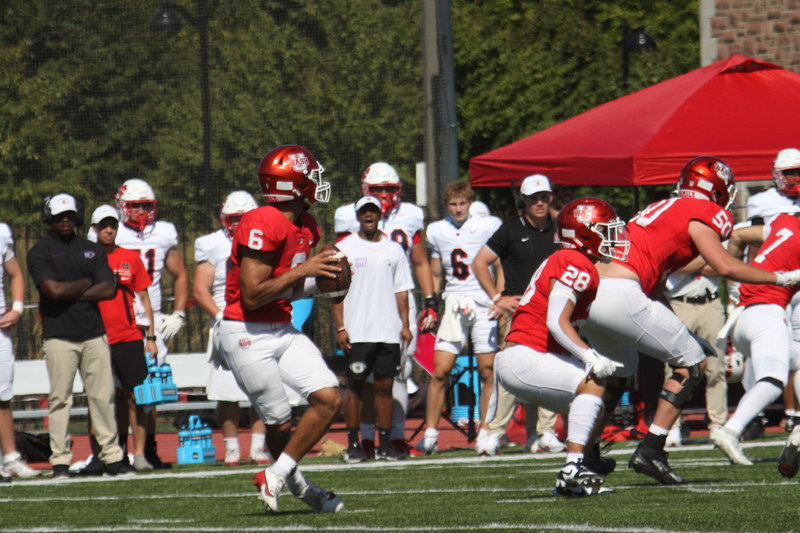 Wash U Football vs North Central College 2025 XXXIV.jpg :: Wash U Football vs North Central College at Francis Olympic Field on September, 27th, 2025. The game is a family day on the St. Louis, Missouri campus Parent & Family weekend. This is a Division III match-up of the NCAA College Conference Illinois Wisconsin conference. North Central College won 44 to 14. 