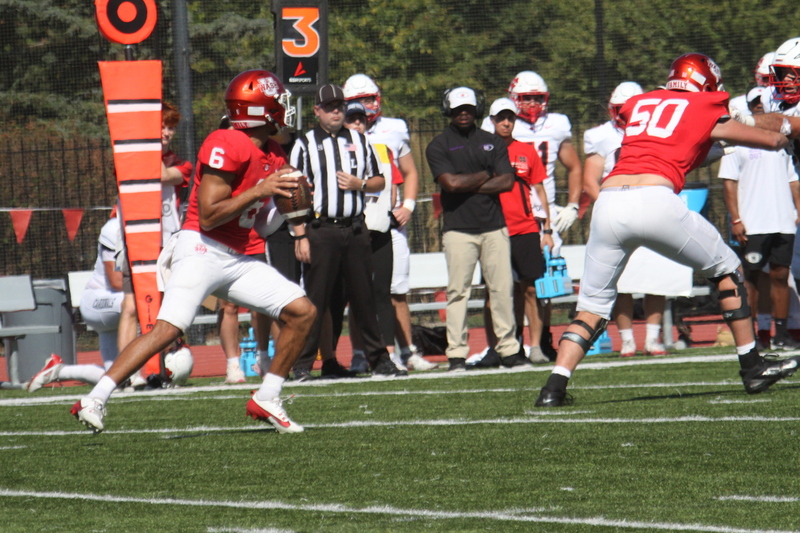 Wash U Football vs North Central College 2025 XXXV.jpg :: Wash U Football vs North Central College at Francis Olympic Field on September, 27th, 2025. The game is a family day on the St. Louis, Missouri campus Parent & Family weekend. This is a Division III match-up of the NCAA College Conference Illinois Wisconsin conference. North Central College won 44 to 14. 