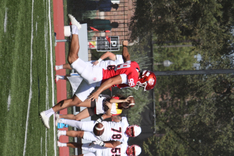 Wash U Football vs North Central College 2025 XXXXIII.jpg :: Wash U Football vs North Central College at Francis Olympic Field on September, 27th, 2025. The game is a family day on the St. Louis, Missouri campus Parent & Family weekend. This is a Division III match-up of the NCAA College Conference Illinois Wisconsin conference. North Central College won 44 to 14. 