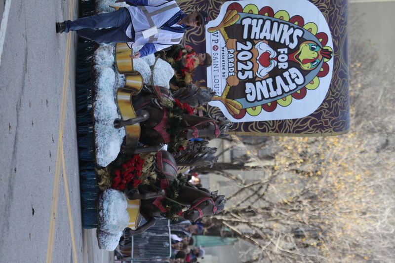 st Louis Thanksgiving Parade 2025 LV.jpg :: St Louis Thanksgiving Parade 2025 - 11/22/2025 - 2pm the parade made its way down Market Street to Kiener Plaza in St. Louis, Missouri, USA.  More than 120 entrees to the delight of spectators. it was a warmer than usual day for late November in St Louis. After the parade is the opening of Kiener Plaza's Winterfest 2025. Lighting of the tree for the beginning of the Christmas season. 