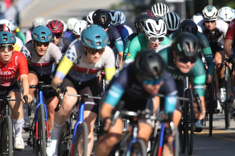tour de Francis Park 2025 D -XXXV.jpg :: Tour de Francis Park 2025/Gateway Cup 2025 - Women's Pro 1/2 70 Minutes of racing - Fast, Wide, Smooth, and FAST, the Tour de Francis Park is a series favorite. This long 1.2-mile course, is full throttle-feature one super-fast downhill Turn 2 that sets up a long uphill drag to the finish. -Gateway Cup webpage - A criterium, or crit, is a bike race consisting of several laps around a closed circuit, the length of each lap or ranging from about 400 meters to 10,000 meters. (Criterium webpage)