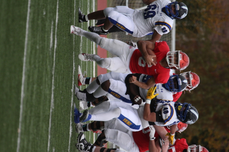 wash U (st Louis) Football vs North Park University 2025 XX.jpg :: Washington University Football vs North Park University 2025 - 11-08-2025, Wash U won 42-14. The day was brisk. Game held at Washington University (St. Louis) Francis Olympic Field in St. Louis, Missouri, USA. NCAA Football, CCIW, Division III, Quarterback No. 6 Levi Moore scored three touchdowns.   