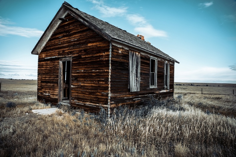 Abandoned Schoolhouse - Nebraska.jpg :: Abandoned school house in northwest Nebraska