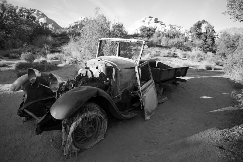 No More Work.jpg :: abandoned truck at a gold mine in Joshua Tree National Park