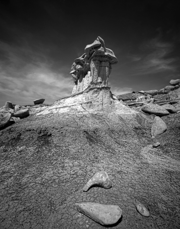 Three Face Tower - Bisti Badlands D.jpg