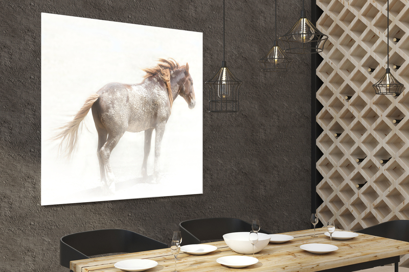 Charlie.jpg :: Contemporary loft restaurant interior with empty white banner on wall. Advertisement concept. Mock up, 3D Rendering