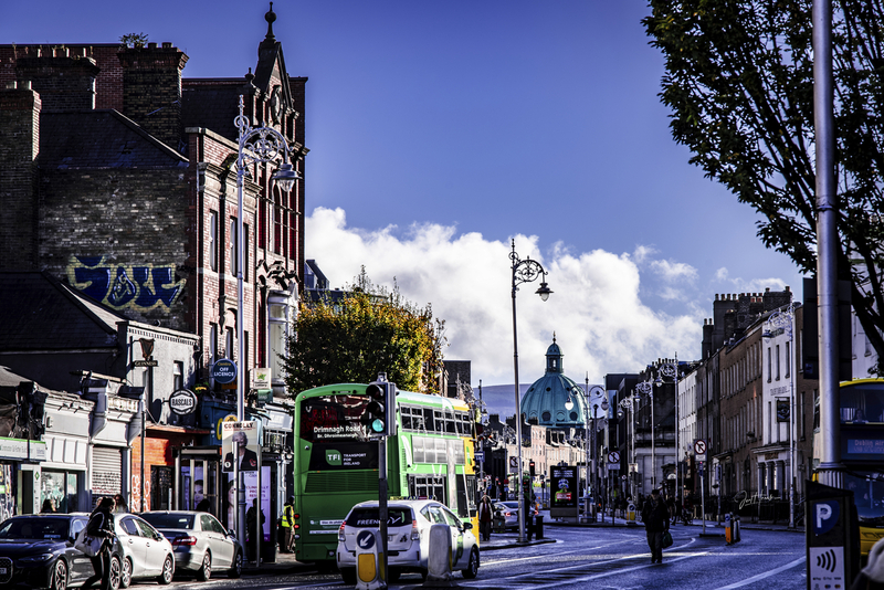 Camden Street Lower.jpg :: Camden Street Lower with Mary Immaculate, Redeemer of Sinners Church green dome