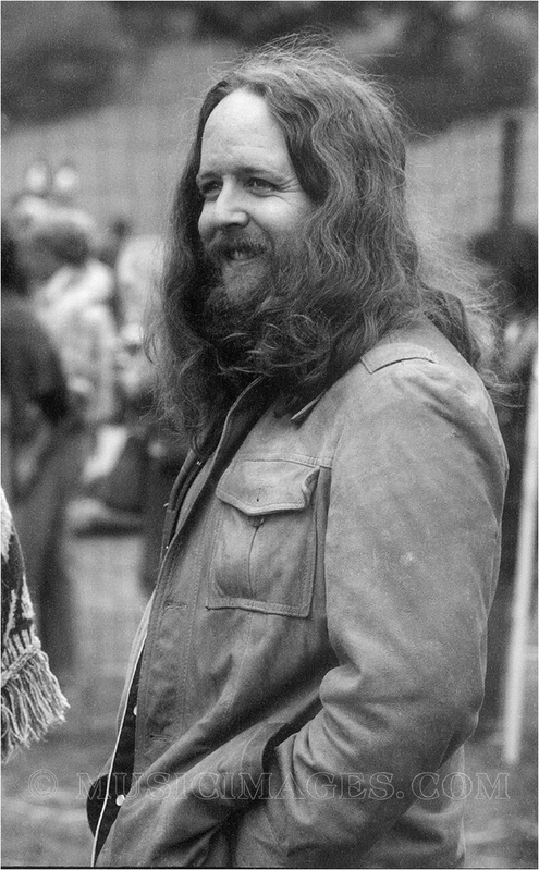 B1-35.jpg :: Keith backstage at a free concert in Golden Gate Park, San Francisco, Ca 9/28/75