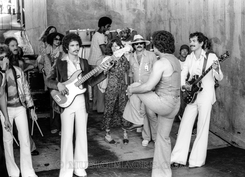 B206-2.jpg :: Getting ready to take the stage at the Day on the Green - Oakland, Ca 7/2/77