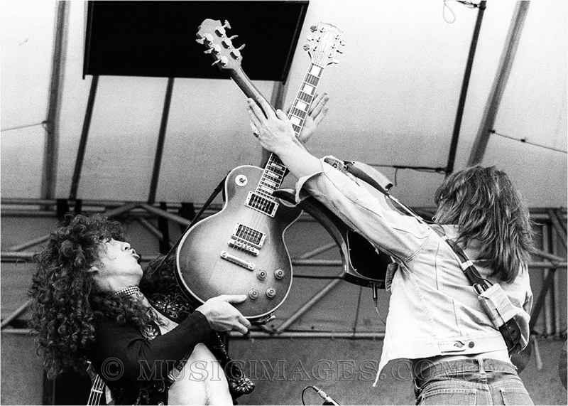 B215-18.jpg :: Nick Giraldo & Rick Derringer, opening for Led Zeppelin - Oakland Stadium, Oakland, Ca. 7/23/77