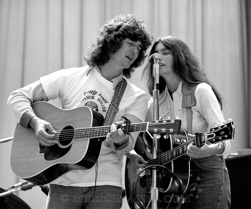 B25-18.jpg :: with Rodney Crowell - Greek Theater, Berkeley, Ca. - 8/16/75