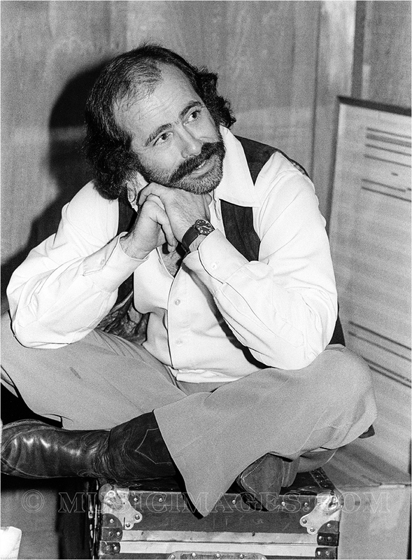 B282-10.jpg :: Robert Hunter at Front Street, the Grateful Dead's rehearsal studio in San Rafael, Ca. 11/30/77