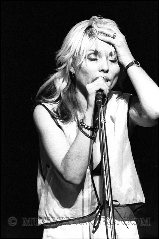 B363-24.jpg :: Debbie Harry performs with Blondie at Zellerbach Auditorium in Berkeley, Ca. 4/29/78