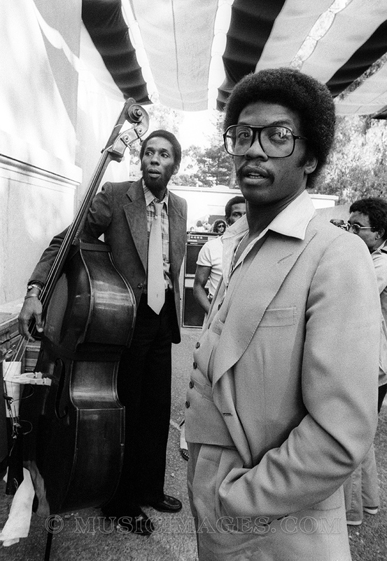 B374-36A.jpg :: Ron Carter with Herbie - Greek Theater, Berkeley, Ca. - May, 1978