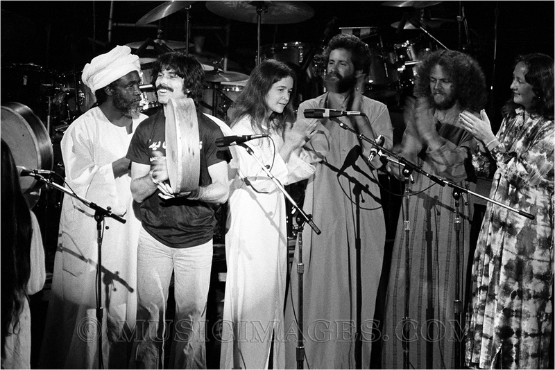 B443-20.jpg :: Mickey and Hamza El Din perform with the Grateful Dead - Winterland, San Francisco 10/22/78