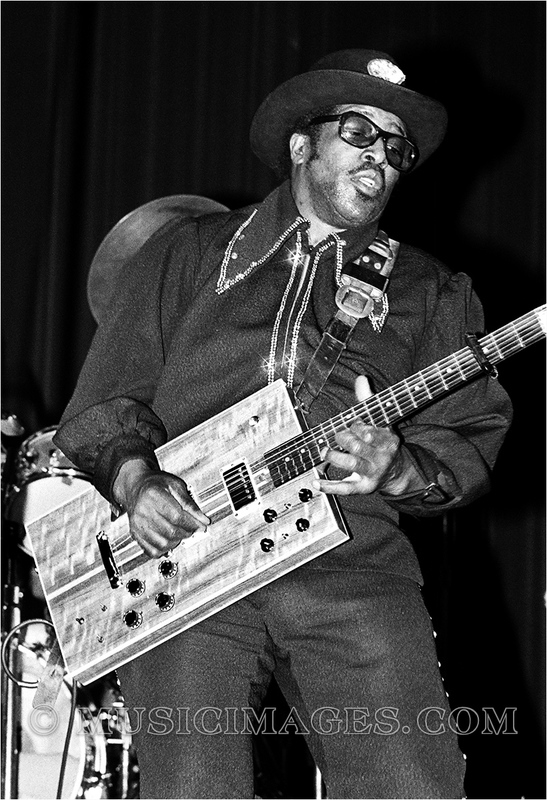 B502-23.jpg :: Bo Diddley - Berkeley, California - February 7, 1979 (Bo opened for The Clash!)