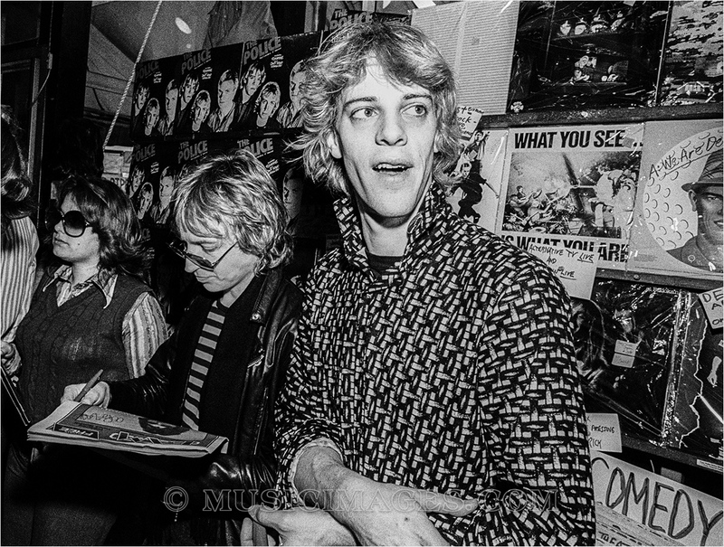 B515-14A.jpg :: In-store album signing at Rather Ripped Records - Berkeley, Ca. 3/5/79