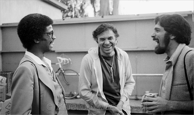 B557-11.jpg :: Herbie with Bill Graham and David Rubinson - Greek Theater, Berkeley, Ca. - May, 1979