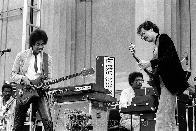 B635-10.jpg :: with Herbie Hancock and Carlos Santana - Greek Theater, Berkeley, Ca. - May, 1980