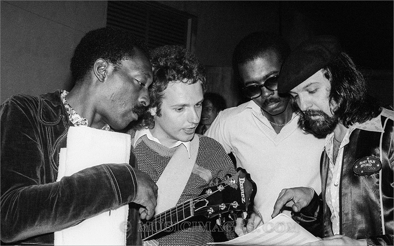 B639-20.jpg :: backstage with bandmates - Greek Theater, Berkeley, Ca. - May, 1980
